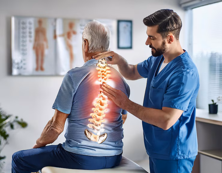 Chiropractor Treatment illustration